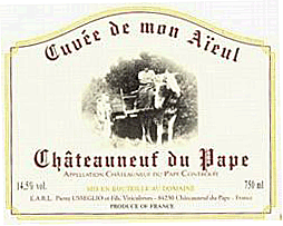 Pierre Usseglio 2007 Cuvee de mon Aieul Chateauneuf du Pape